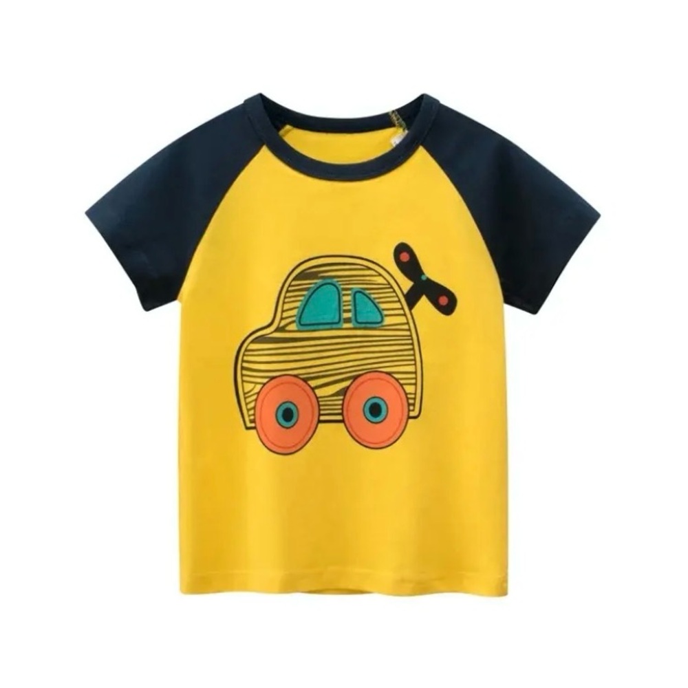Boys Short Sleeve Car Shirt - Size 7/8